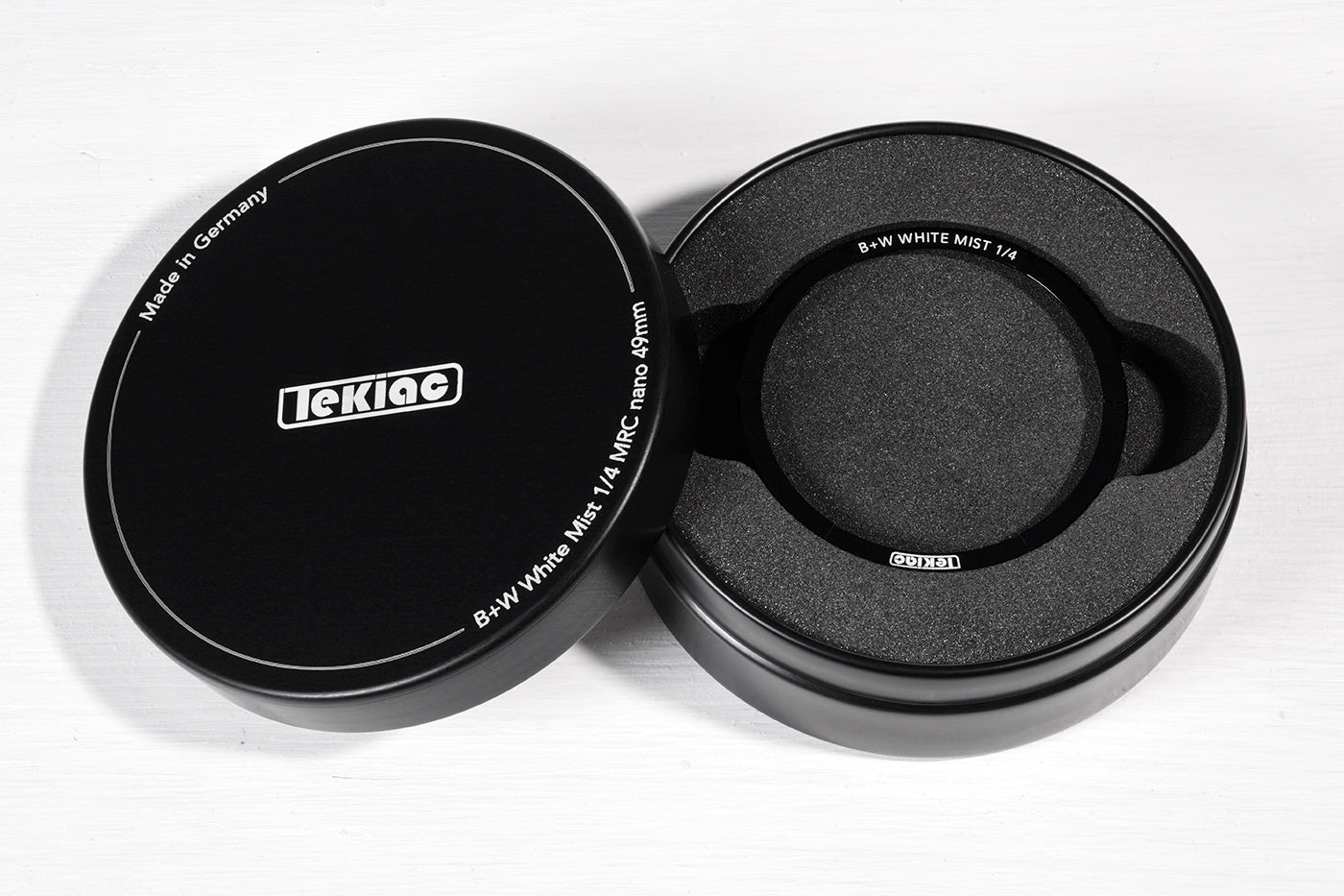 B+W Ultra Slim White Mist 1/4 Filter ohne Montagehilfe in Verpackung