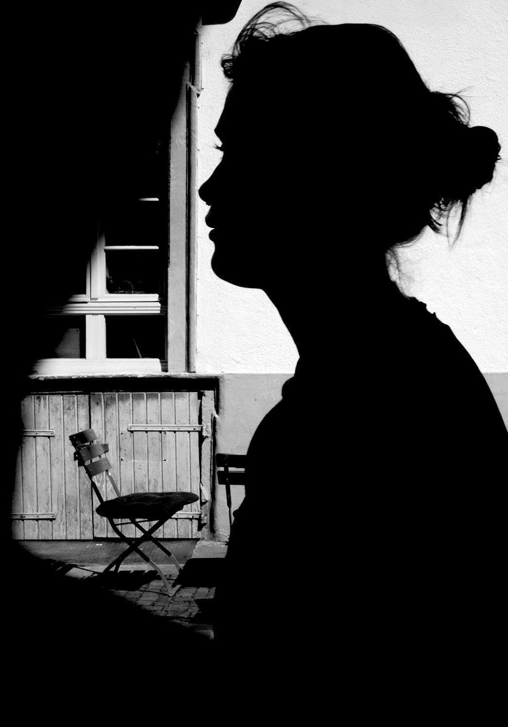 Impression Frau im Cafe