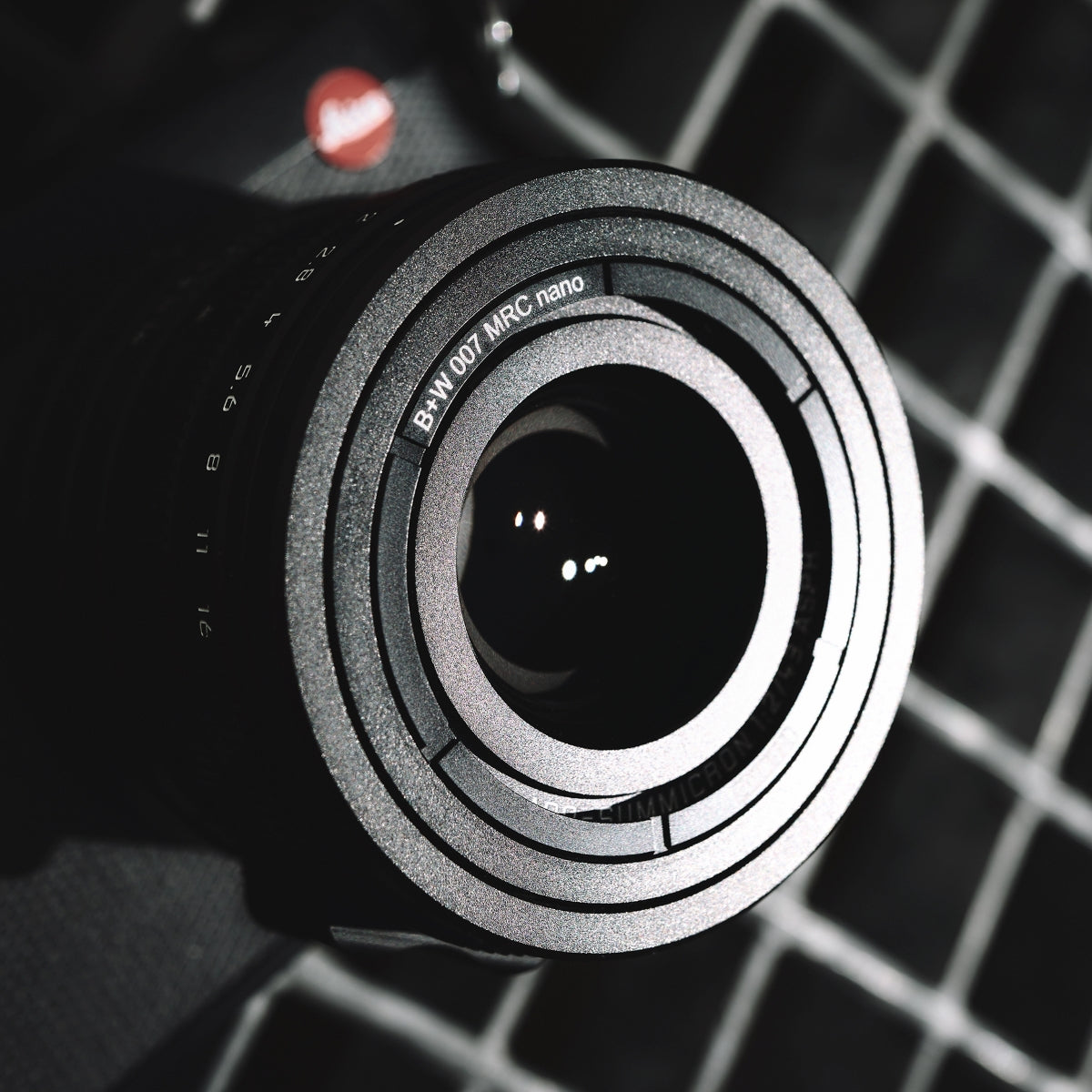 B+W Filter for Leica Q3 43 with Concrete Background