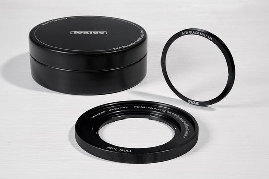 B+W Ultra Slim Black Mist 1/4 Filter mit Montagehilfe mit Verpackung